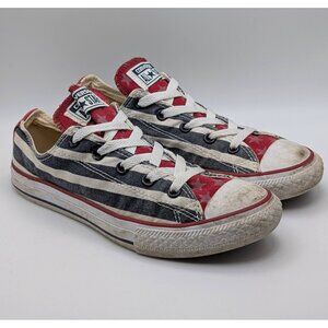 Converse Chuck Taylor Red White Blue US Size 3 Juniors Youth Kids Boys Girls Low